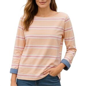 J. CREW Wide Stripe Pastel Sweatshirt